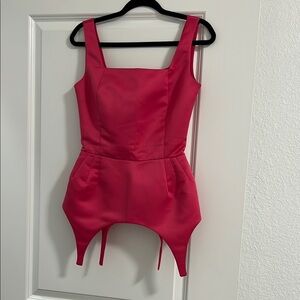 Stylish Pink Sleeveless Top